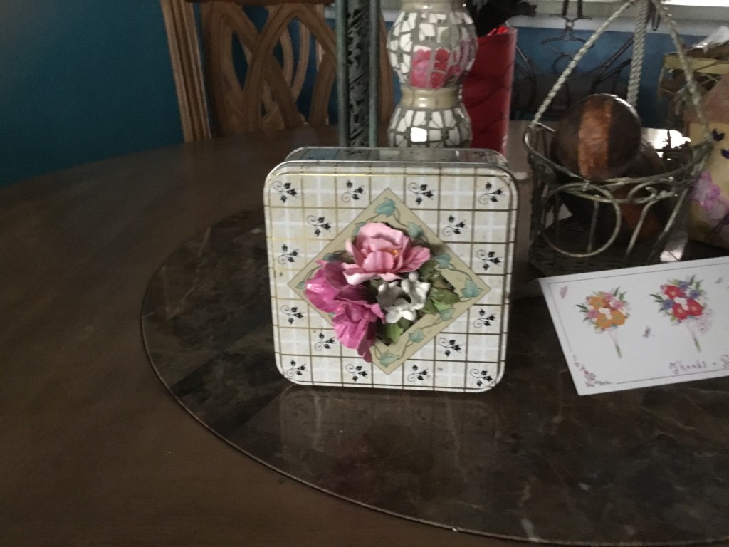 Small Square Tin Box